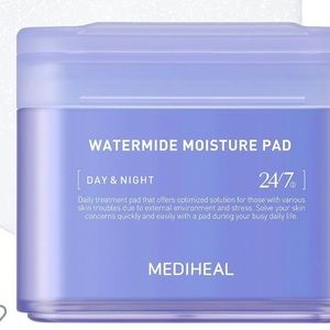 MEDIHEAL.Watermide Cotton Facial Toner Pads w/ Icelandic glacial water. 100 pads